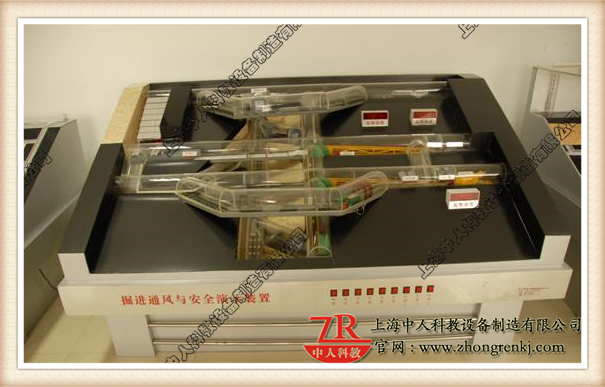 掘進與通風工作面生產安全演示裝置