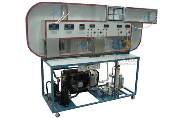 循環式空調過程實驗臺,空調運行過程實訓裝置