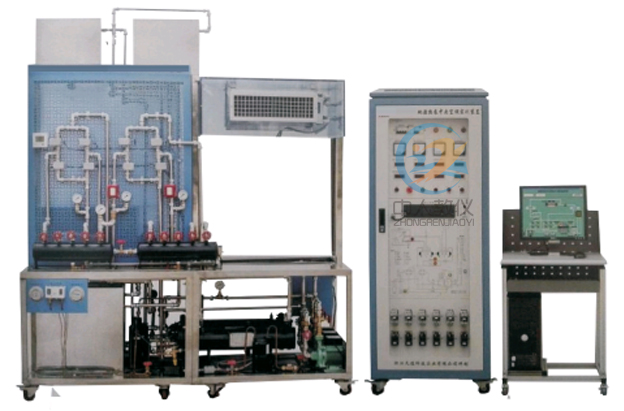 地源熱泵中央空調(diào)實(shí)訓(xùn)裝置,地?zé)嶂茻崮M實(shí)驗(yàn)臺(tái)