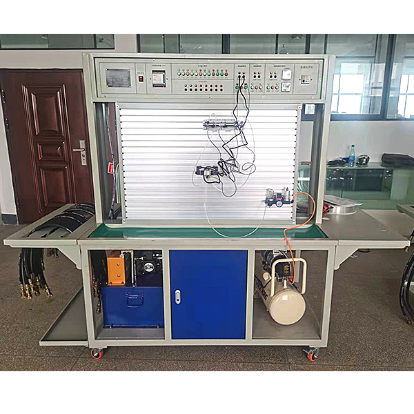 液壓與氣動傳動實訓裝置(圖1) 液壓與氣動傳動實驗裝置,變頻器調動速度系統實驗裝置