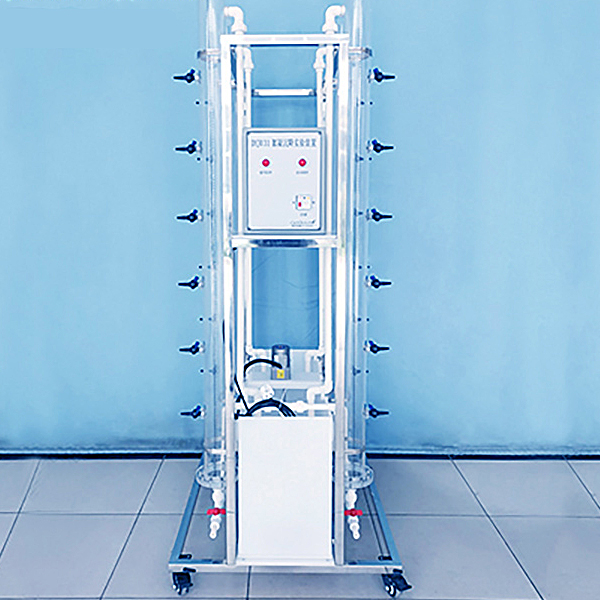 機械攪拌絮凝塔實驗裝置(圖1) 機械攪拌絮凝塔實驗裝置,周邊安防防范實驗裝置
