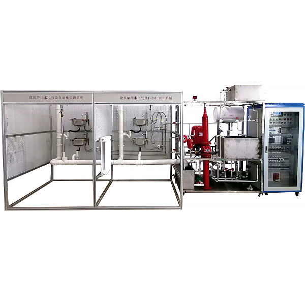 建筑給排水電氣及自動化系統實驗臺(圖1) 建筑給排水電氣及自動化系統實驗臺,平面機構集合實驗裝置