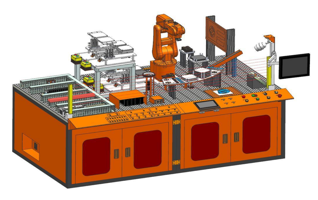 中人ZRJQR-YW工業機器人操作與運維實訓平臺(圖1) 中人ZRJQR-YW工業機器人操作與運維實訓平臺(圖1)