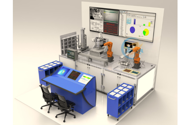 桌面式智能制造實訓系統,桌面式柔性制造生產線實訓系統